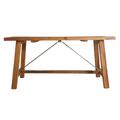 Table Salon en Bois de Mahogany Marron, 160x90x75 cm