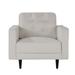 35 Inch Wide Accent Chair Upholstered Single Upholstered Lounge Club Chair, Equipped with Solid Wood Chair Legs