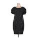 MARNI Casual Dress - Shift Crew Neck Short sleeves: Black Dresses - Women's Size 42