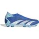 ADIDAS Herren Fussball-Rasenschuhe Predator Accuracy.3 Laceless FG, Größe 45 ⅓ in Blau