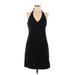 Gap Casual Dress - Sheath Halter Sleeveless: Black Solid Dresses - Women's Size 8