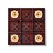 Trademark Innovations Manufactured Wood Giant Games Manufactured Wood in Brown/Red | 14 H x 14 W x 1 D in | Wayfair TICTACTO-WD-LG