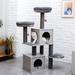 Tucker Murphy Pet™ 51" Deerfield Cat Tree Manufactured Wood in Gray | 51.1" H x 20.5" W x 17.3" D | Wayfair CEB630CC3C0342FCA88642162B69609A