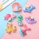 Série d'animaux marins de dessin animé mignon pour enfants dauphins résine scrapbooking bijoux à