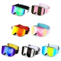 Lunettes Ski magnétiques pour Snowboard verres neige d'hiver Double couche Anti-buée UV pour