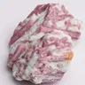 CitroMinarrate-Tourmaline de fleur de prunier rose chaud irrégulière brute charbon brut pierre