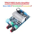 TPA3116wiches amplificateur audio numérique mono DC12-DC24V Subwoofer amplificateur de puissance