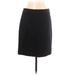 J.Crew Casual Skirt: Black Solid Bottoms - Women's Size 10