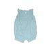 Carter's Short Sleeve Outfit: Blue Tops - Size 3 Month