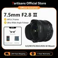 7artisans Obiettivo manuale a focale fissa ultra grandangolare F2.8 Mark II per Sony E Alpha 6400/ZVE10 Fuji XF X-T1Nikon Z Z Z50/Z fc Micro M4/3 Olympus/Panasonic E-PL2 GH1 Canon EOS-M M50 Canon RF