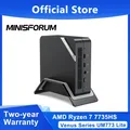 Minisön UM773 Lite Mini PC AMD Ryzen 7 Mini Computer Finestra 11 Home DDR5 32GB 1TB SSD USB4 HDMI Office Mini Desktop PC Gaming