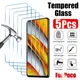 5PCS Vetro Temperato per Poco F7 F6 X7 X6 X5 F5 X4 X3 F2 Pro 5G Protezione Dello Schermo per Poco M6 M5 M4 M3 Pro 5G F4 X4 GT C3 X3 NFC