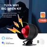 Tuya WiFi sirena sistema di allarme Wireless suono forte allarme sirena Kit Smart Life sirena