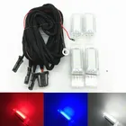 Auto rosso/blu/bianco LED vano piedi luce cavo cablaggio per VW Golf 6 MK6 7 MK7Jetta Passat B6 B7