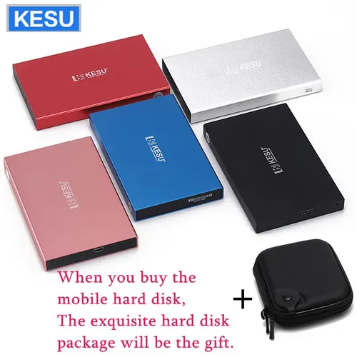 „Original KESU 2.5 „“Metall Schlanke Tragbare Externe Festplatte USB 3 0 640GB 1t 2t Lagerung HDD“