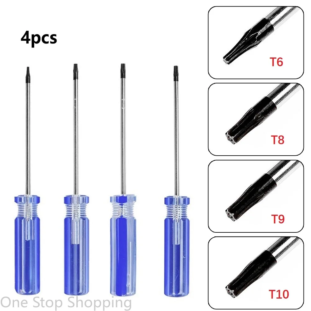 Magnetische Torx-Schraubendreher-Sets Präzision T6 T8 T9 T10 Torx Sicherheits-Reparatur-Tool-Kit für Xbox 360 Wireless Controller FIF66 Image