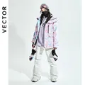 VECTOR 2023 Frauen Männer Ski Jacke Ski Hosen Winter Warme Wind Wasserdichte Outdoor Sport Snowboard