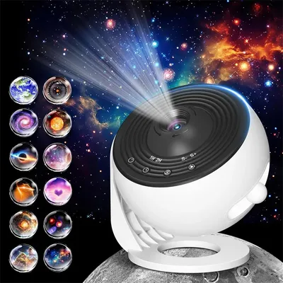 LED-Nachtlicht Galaxy Projektor Sternenhimmel Projektor 360° ° Drehen Sie Planetarium-Nachtlampe für Zimmer, dekorative Kinder, Kinder, Geschenk