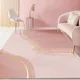 Nordic Abstrakte Rosa Nette Teppiche für Wohnzimmer Home Decor Sofa Tisch Große Bereich Teppiche