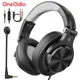 Oneodio Computer Gaming Headset mit abnehmbarem Mikrofon über Ear Call Center Kopfhörer für PC Skype