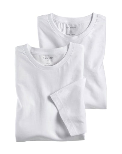 T-Shirt OLYMP "Casual", Herren, Gr. XL, weiß, Obermaterial: 100% Baumwolle, Rundhals, Shirts Image