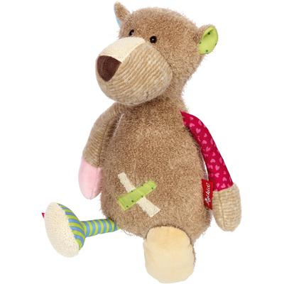 Kuscheltier SIGIKID "Patchwork Sweety Bär", braun, Plüschfiguren, KinderH:31cm, Polyester, Acryl, H:31cm