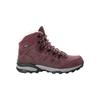 Trekkingschuh JACK WOLFSKIN "REFUGIO PRIME TEXAPORE MID W", Gr. UK 5,5 - EU 39, Normalschaft, rot (schwarz, maroon), Main Material Second Material 100% Polyamide Lining Sole 100% Rubber/ EVA, Schuhe Schnürboots Trekkingboots