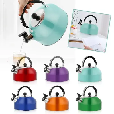 3L Household Flat Bottom Kettle Steel Gas Stove Cooker For ALL Stove Tops Gas Kettles Boil Water Kitchen Accessories