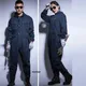 Jumpsuit Denim Cotton Thick Working Suits Winter Men Women Welding Overalls Auto Repair Coverallls