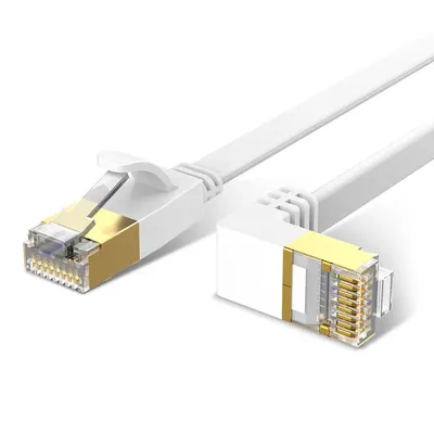Ultra Slim Cat6 Ethernet Cable Left Up Down Angle UTP Network Patch Cable Cat 6(Category 6)