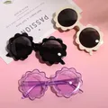 New Flower Shaped Kids Sunglasses Girls Fashion Personality Flower Sunglasses UV400 Eyewear Summer