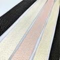 1 Meter Gold Thread Cotton Webbing 40mm Width Soft Thin Ribbon Sewing Material for Bag Strap Belt