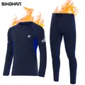 Thermal Underwear Set for Men Long Johns Long Sleeve Sport Base Layer Suit Winter Warm Top Bottom