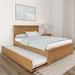 Plank and Beam Farmhouse Full Bed with Panel Headboard with Trundle