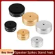 Speaker Spikes Stand Feet Pad Foot For Speakers CD Amplifier 58x22mm 40x20mm Aluminum Alloy Rubber