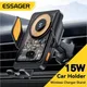 Essager 15W Qi Wireless Charger Car Phone Holder Air Vent Mount Stand For iPhone Samsung Cell Phone