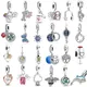 925 sterling silver Glamor Headphones Fit Original Pandora charm bead Charm Bracelet Necklace