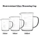 Kinds Heat Resistant Glass Beaker Graduated Measuring Cup Jug Scale Cooking Container for Baking