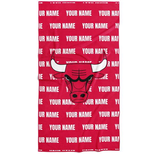 chad---jake-chicago-bulls-30"-x-60"-personalized-repeat-vertical-towel/