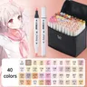Soft Tip Skin Tone Colors Marker 6/24/30/40 Colours Anime Hand-drawing Flesh Colour Students Art
