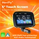 NaviFly 5 inch Portable Motorcycle LCD Display IPX7 Waterproof Monitor For Wireless Apple Carplay