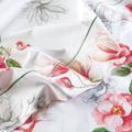 Drap plat percale rose clair 240x295 cm