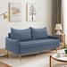 2 Seater Sofa Couches for Small Apartment with Removable Cushions