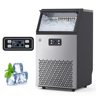 Commercial Ice Maker Machine 150LBS/24H with 33LBS Ice Storage Bin