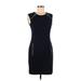 KF/KaufmanFranco Collective Casual Dress - Sheath Crew Neck Sleeveless: Black Print Dresses - Women's Size 8