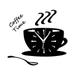 TOYMYTOY 3D DIY Acrylic Wall Clock Modern Kitchen Home Decor Coffee Time Clock Cup Shape Wall Sticker Hollow Numeral Clock (Black)