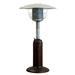 HomeRoots 480581 11000 BTU Bronze Steel Propane Cylindrical Pole Tabletop Patio Heater