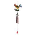 Ongmies Room Decor Clearance Wind Chimes Rooster Metal Chimes Bell Pendants Painted Crafts Chicken Decorative Wind Metal Home Decor As Shown