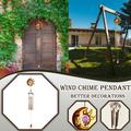 HANXIULIN Wind Chime Indoor/Outdoor - Waterproof 4 Aluminum Metal Music Wind Chime Mobile Romantic Wind-Bell Home Decor