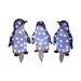 COFEST Lighted Penguin Christmas Outdoor Yard Decorations Glittered Penguin With Battery Lighted Outdoor Decor Artificial Pre-Lit Xmas Decorative Penguin LED Lights White D